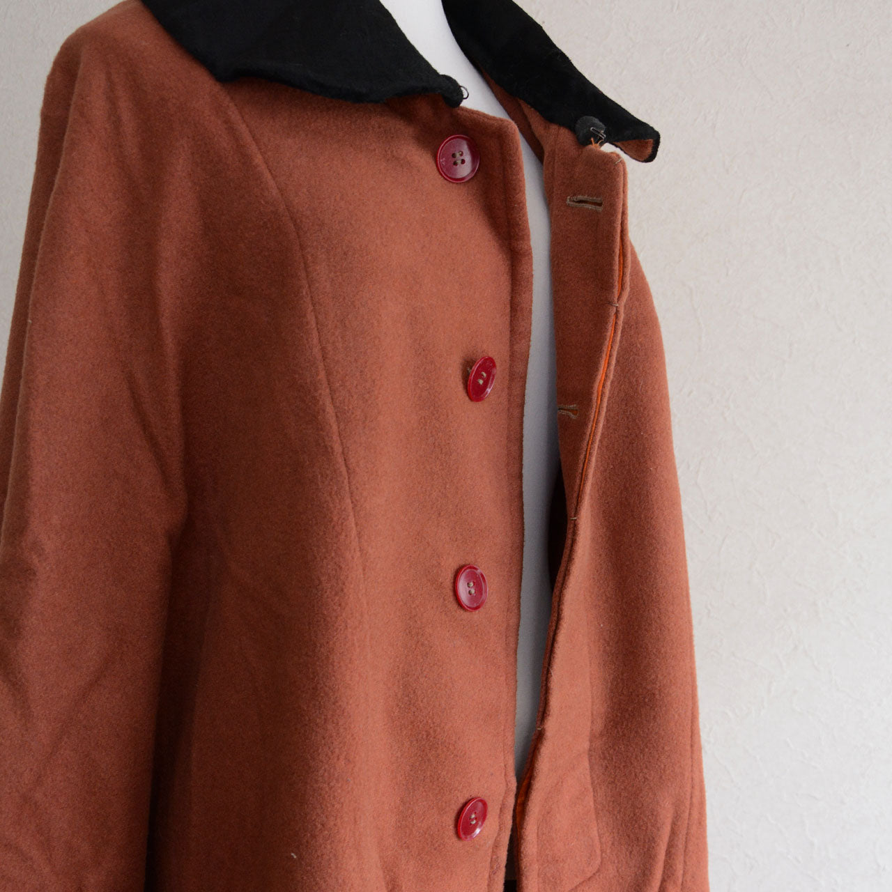 Handcrafted wool Japanese outer garment with timeless presence