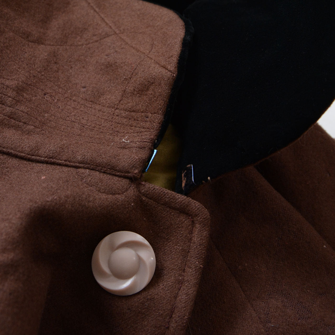 Styling example: Japan vintage mantle layered over minimal tops for refined mood