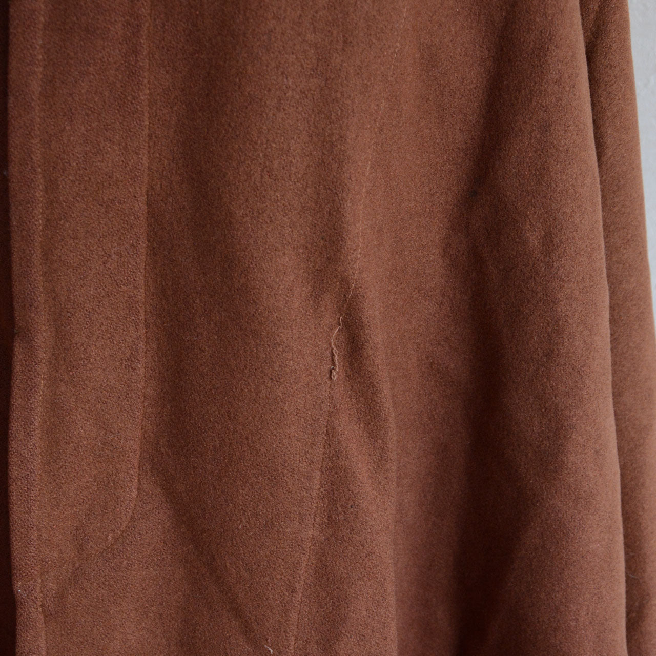 Antique wool cape from Japan with a three-dimensional yet minimal design