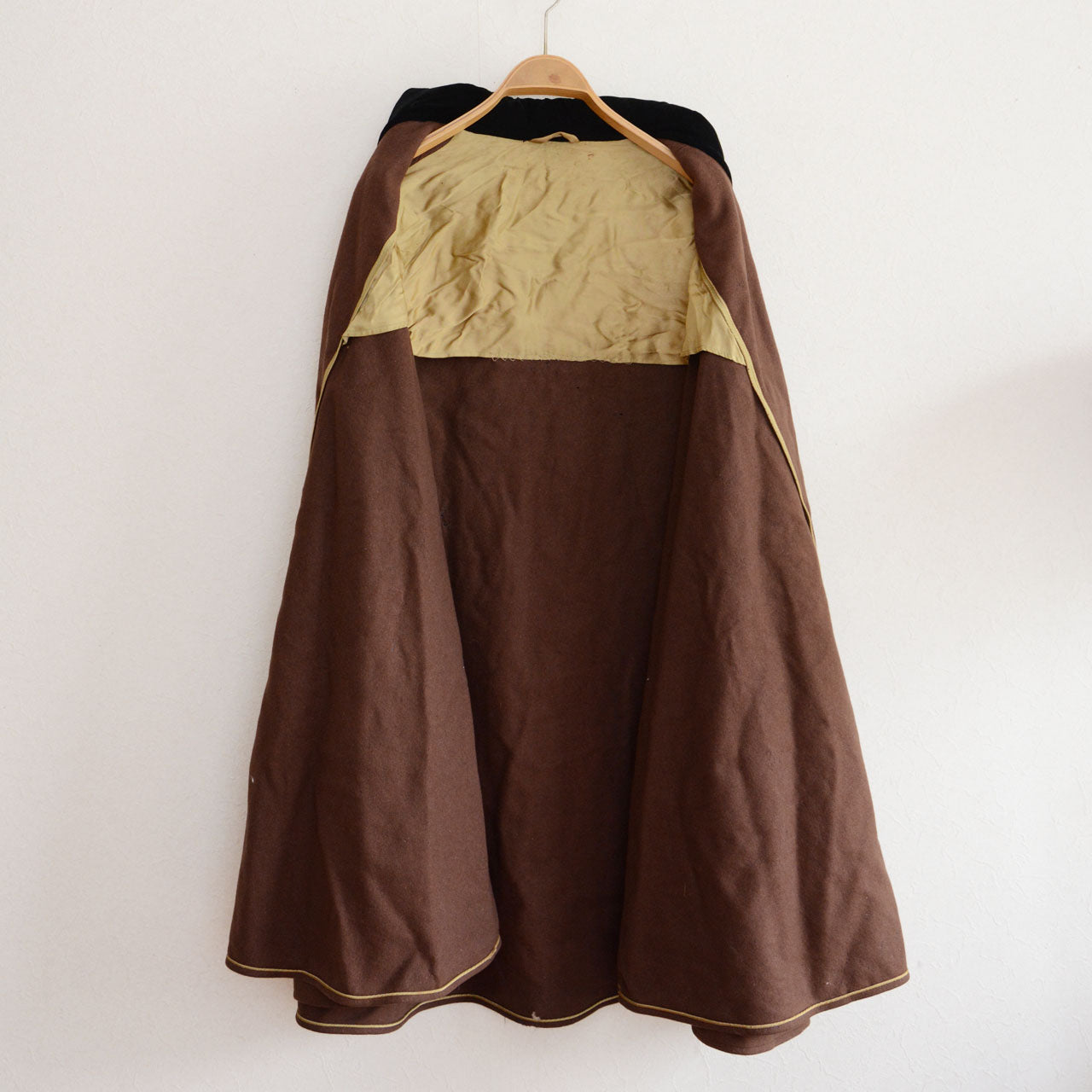 Wool mantle from Japan vintage heritage, styled as a statement outerwear piece