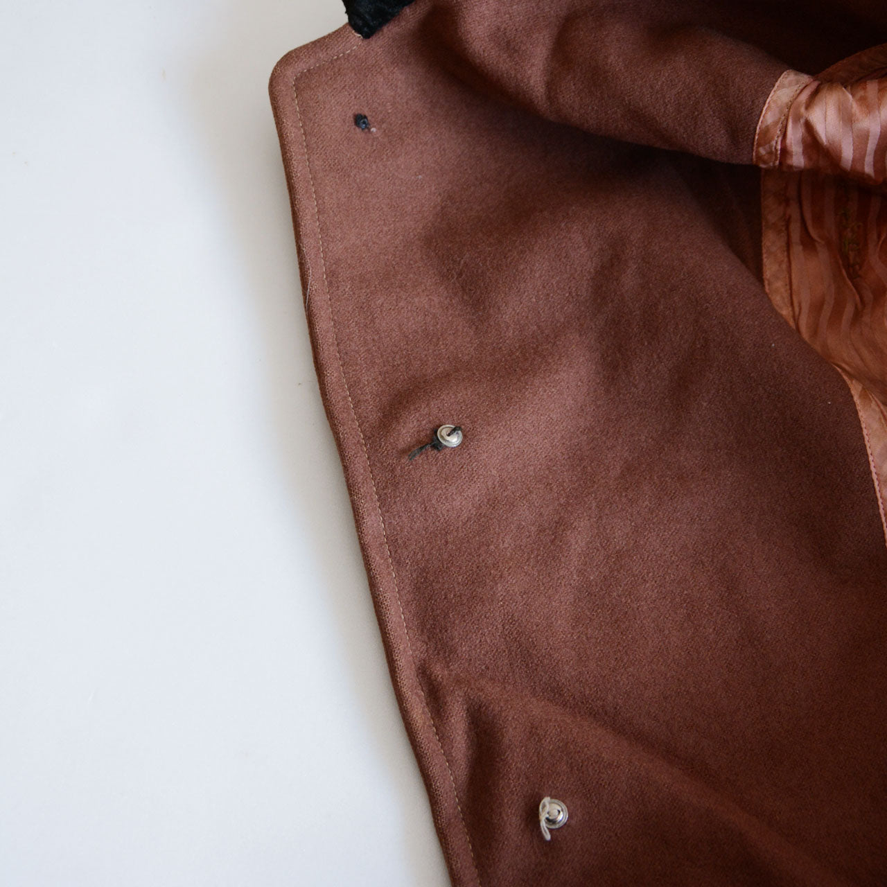 Showa era wool mantle suitable for layering over traditional or modern clothing