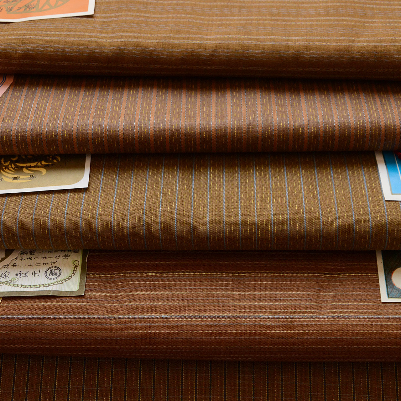 Durable cotton rolls with authentic Showa-era charm for DIY projects