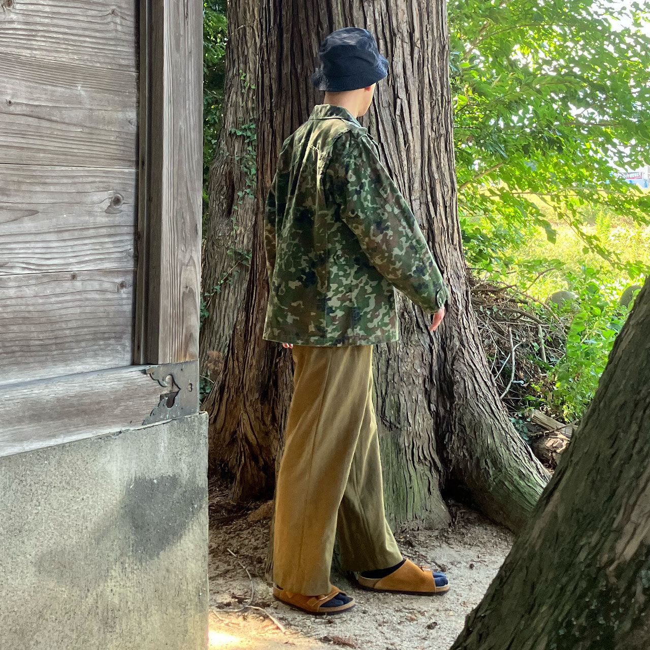 Rare JGSDF camouflage jacket with ventilation eyelets
