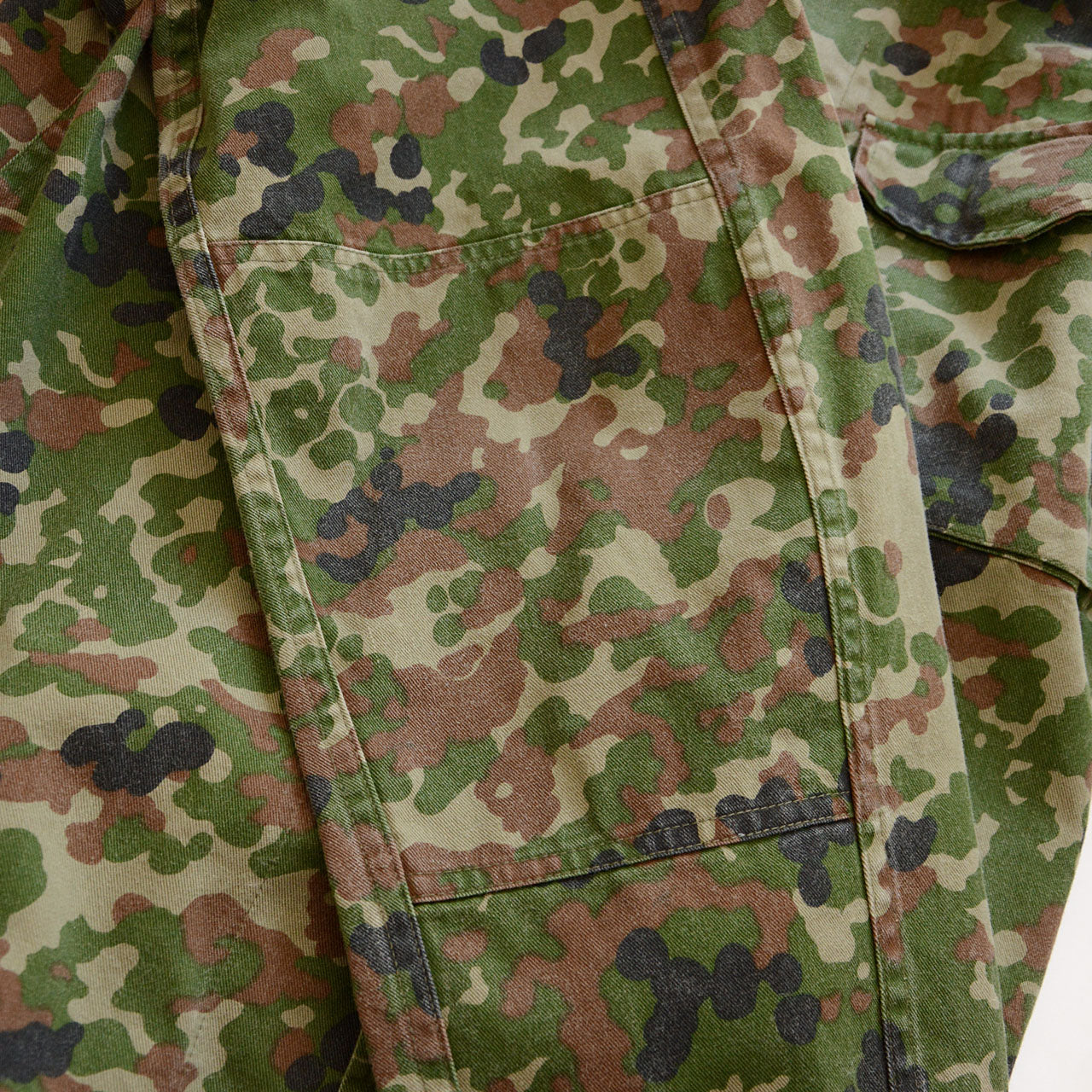 JGSDF camo jacket with waist adjustment tabs