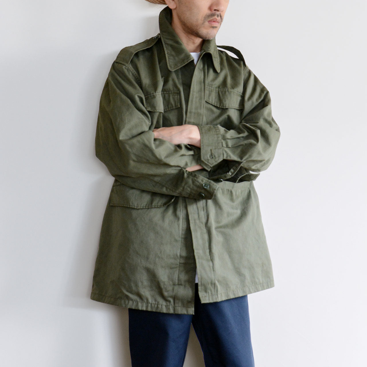 Japanese army work jacket with minimal padding