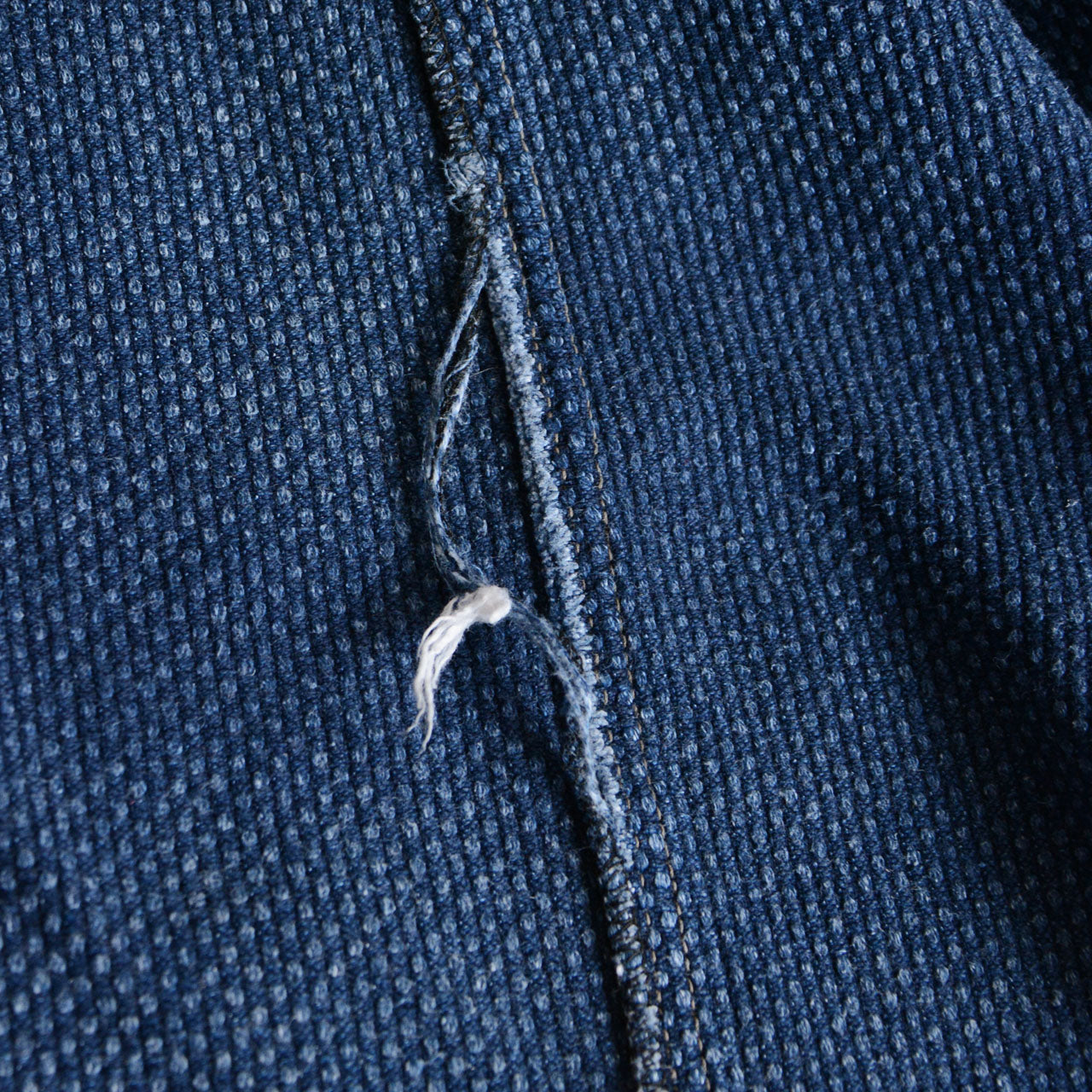 Traditional indigo kendo jacket made from sturdy cotton fabric.