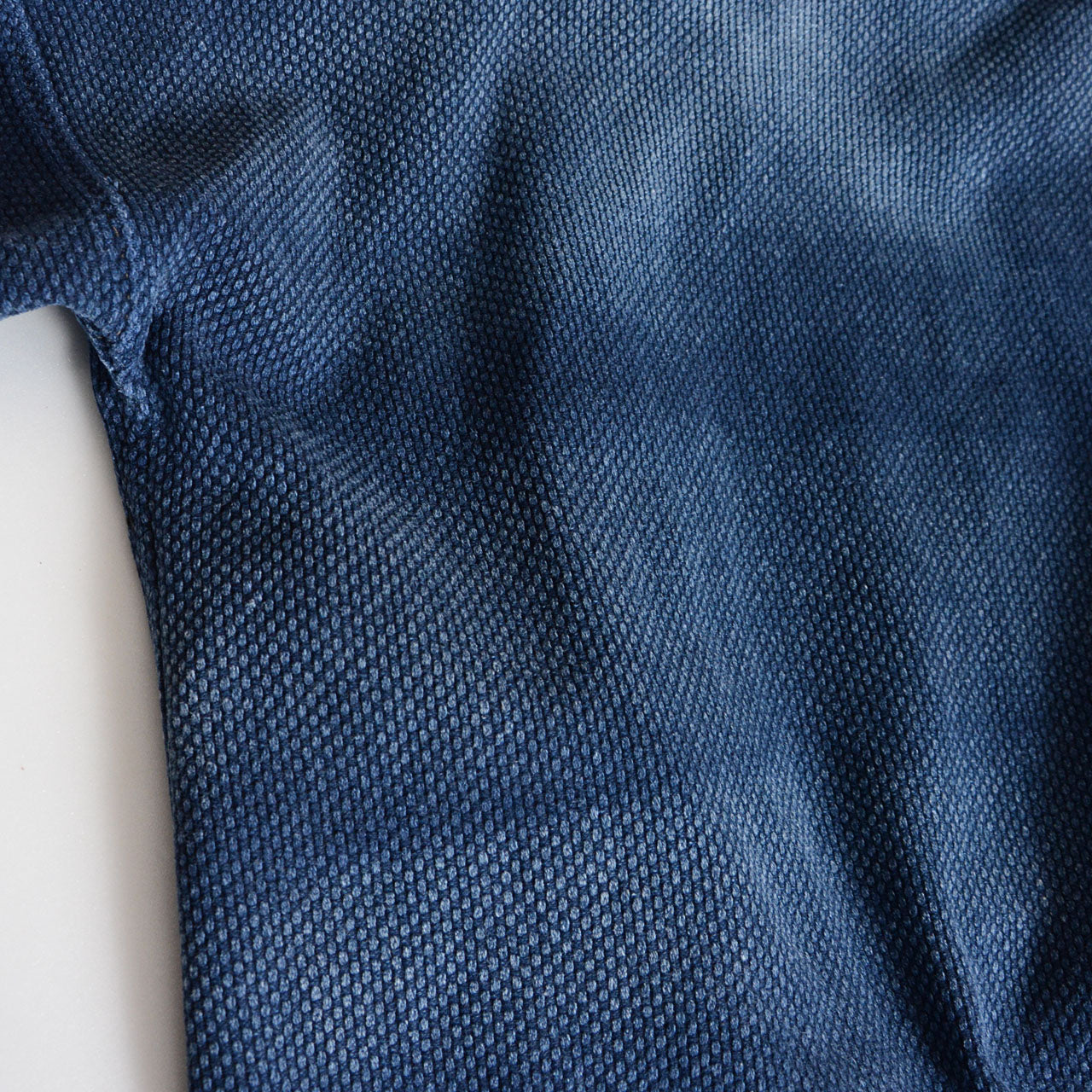 Indigo-dyed Japanese kendo jacket with vintage character.