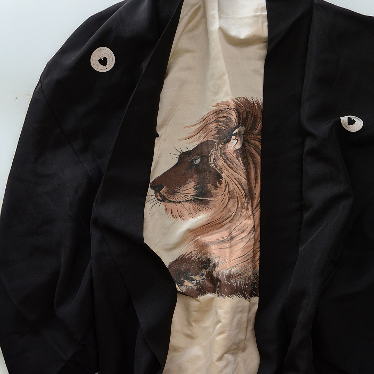 Artistic Vintage Japanese Haori for Wall Display