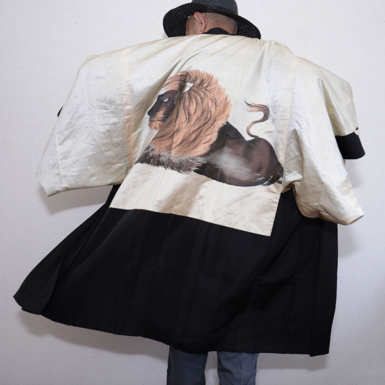 One-of-a-Kind Prewar Haori with Lion Lining