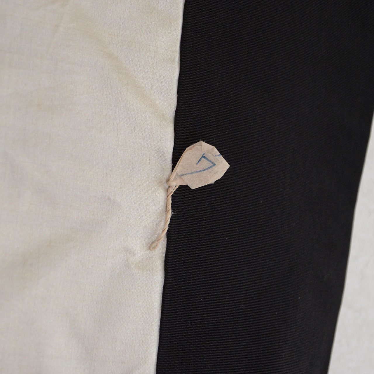 Black Silk Haori with Western-Inspired Lion Lining