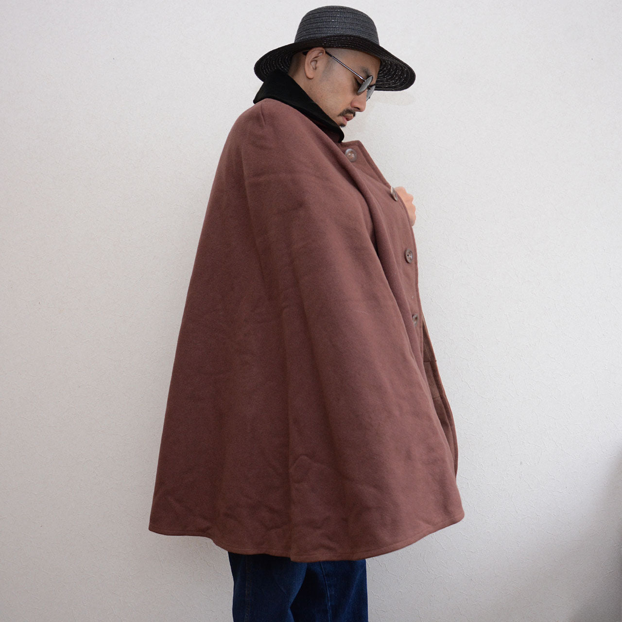 Statement wool outerwear with retro-modern design