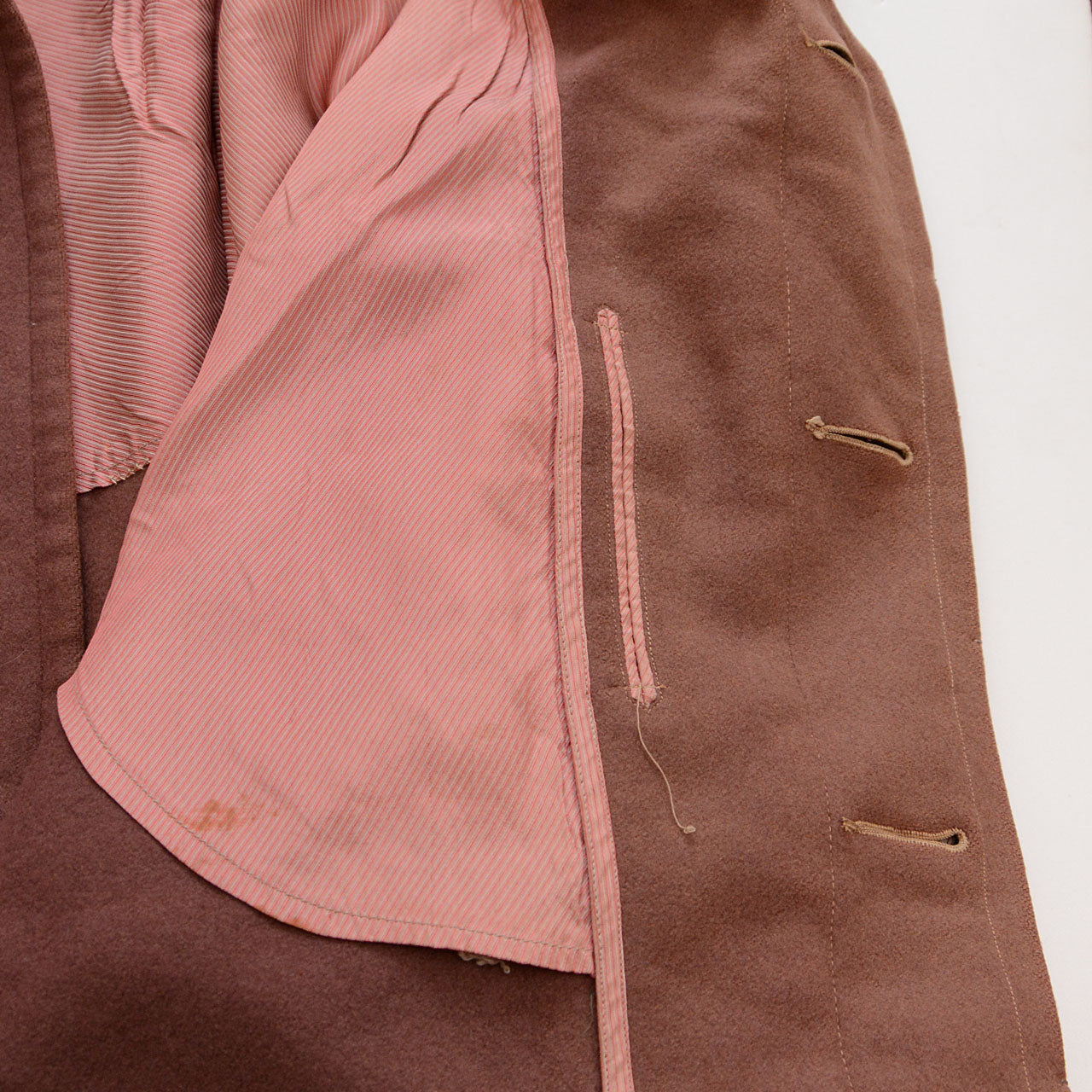 Elegant wool mantle with draped cape