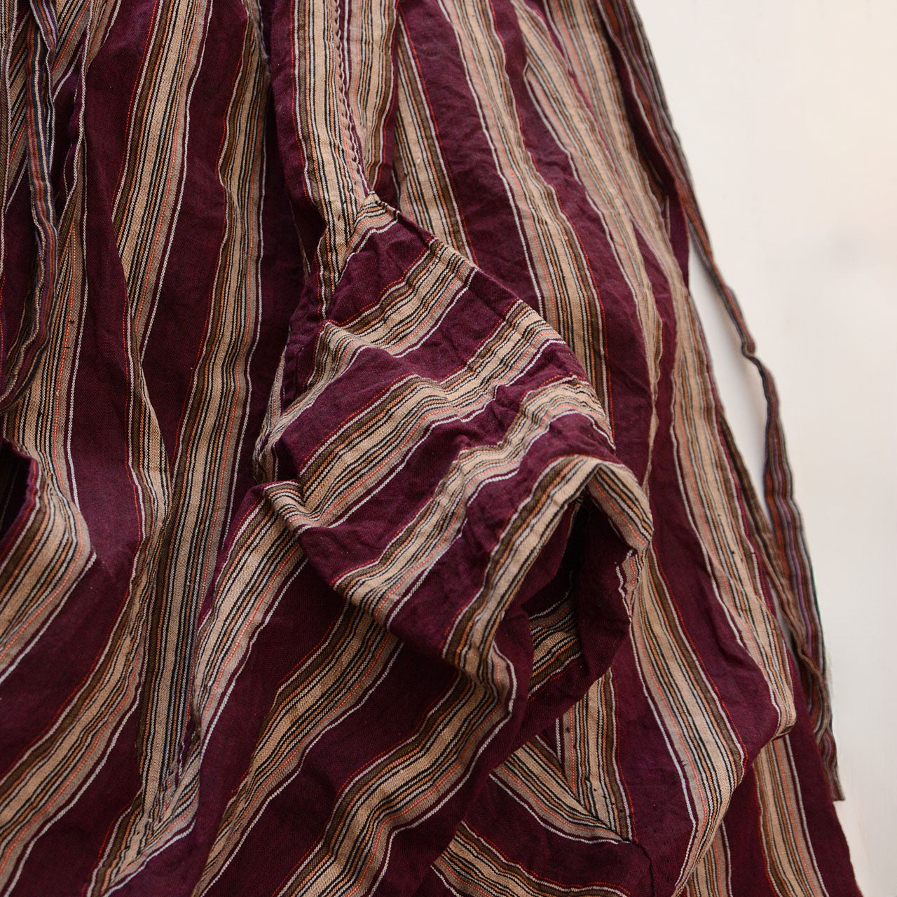 Mid-Showa rural workwear with classic stripe pattern