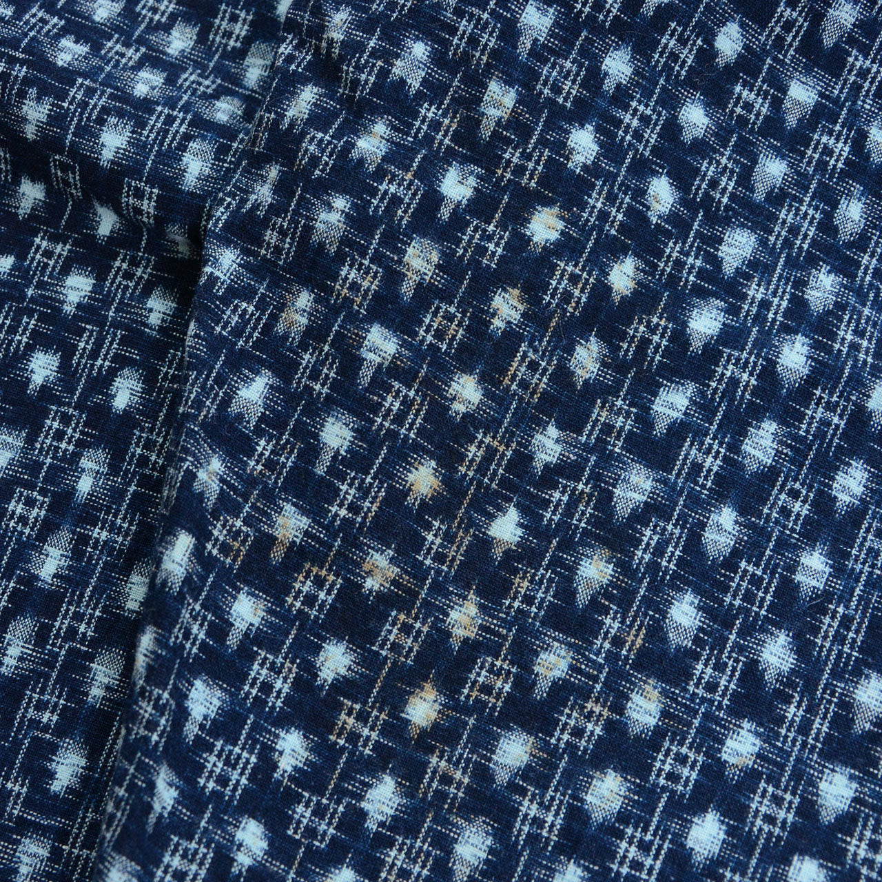 soiling detail, monpe-pants-indigo-kasuri-cotton-tohoku-japan-vintage