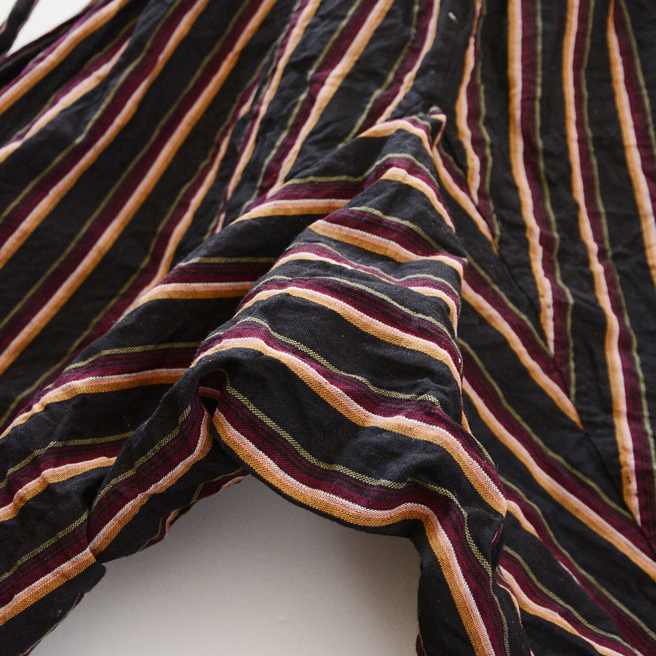 Traditional Japanese farmer’s work pants with double-knee detail