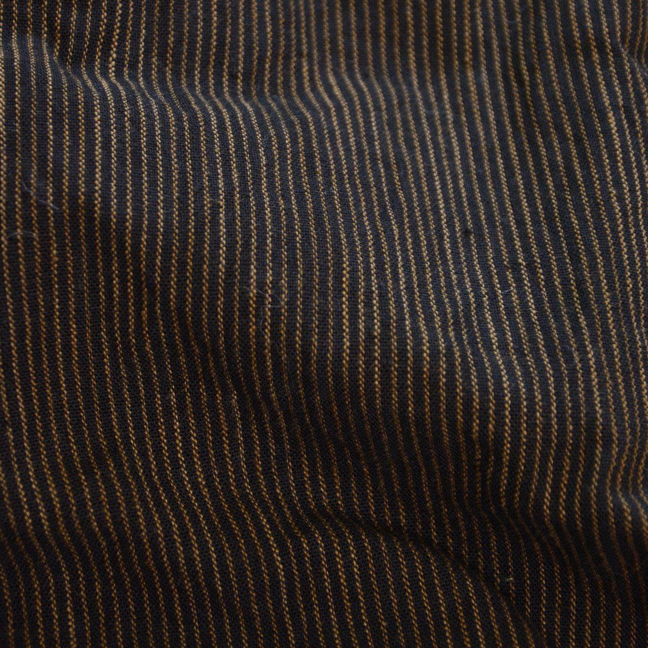 Boro noragi jacket, striped cotton outer fabric, close-up texture detail, striped cotton weave, pre-WWII Japan vintage, Tohoku