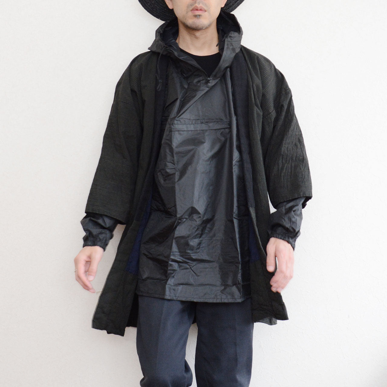 Classic Japan vintage Noragi jacket emphasizing cotton fabric aging and textile depth