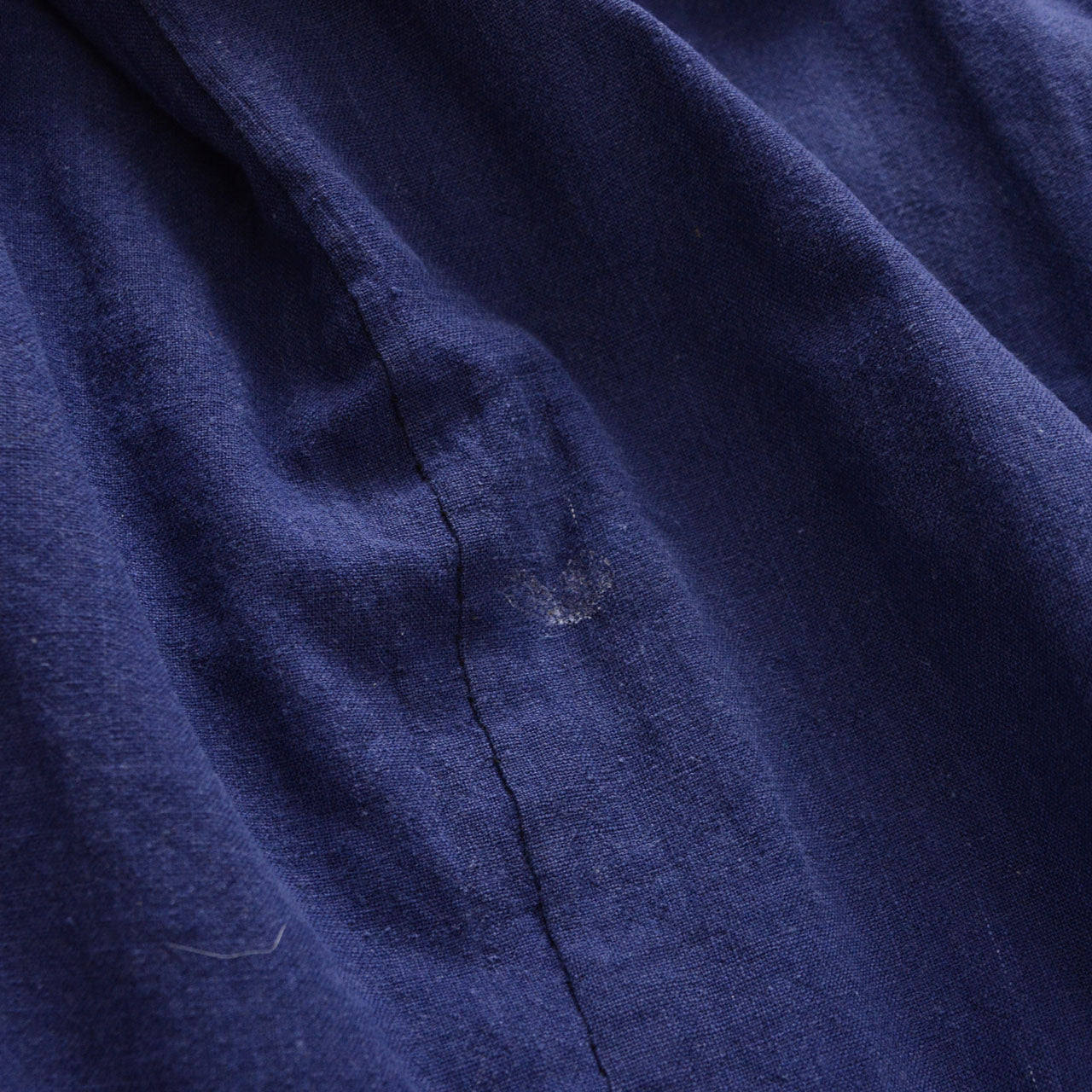 Stain on the reverse side of a vintage Japanese noragi