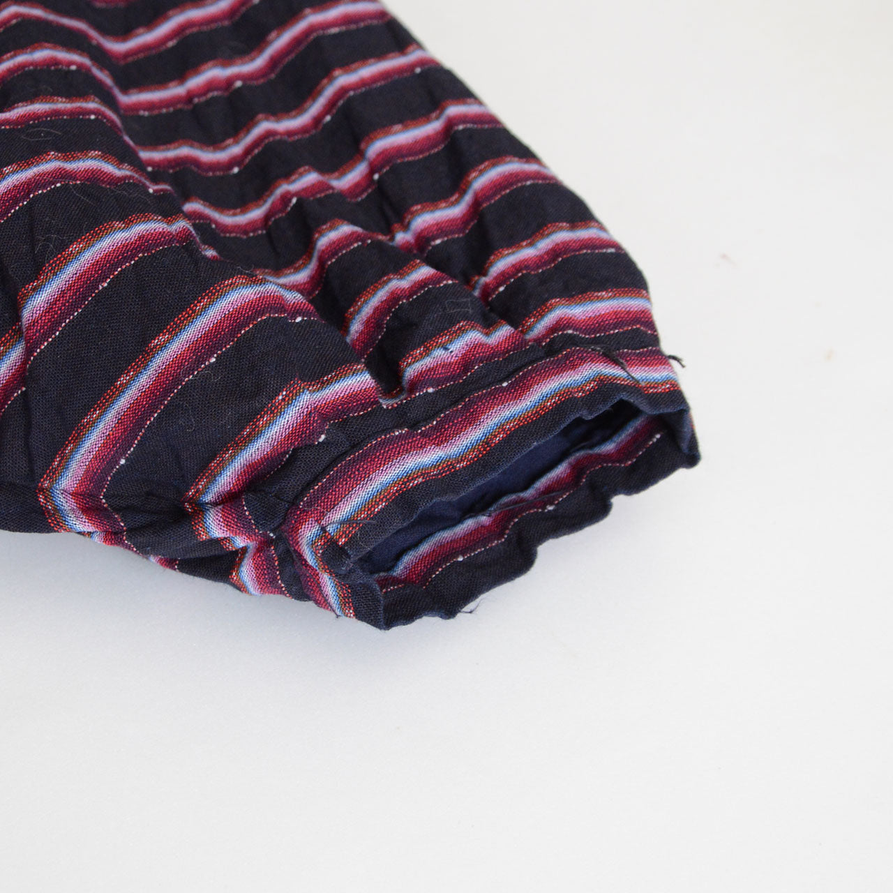 An indigo-dyed cotton noragi from Japan.