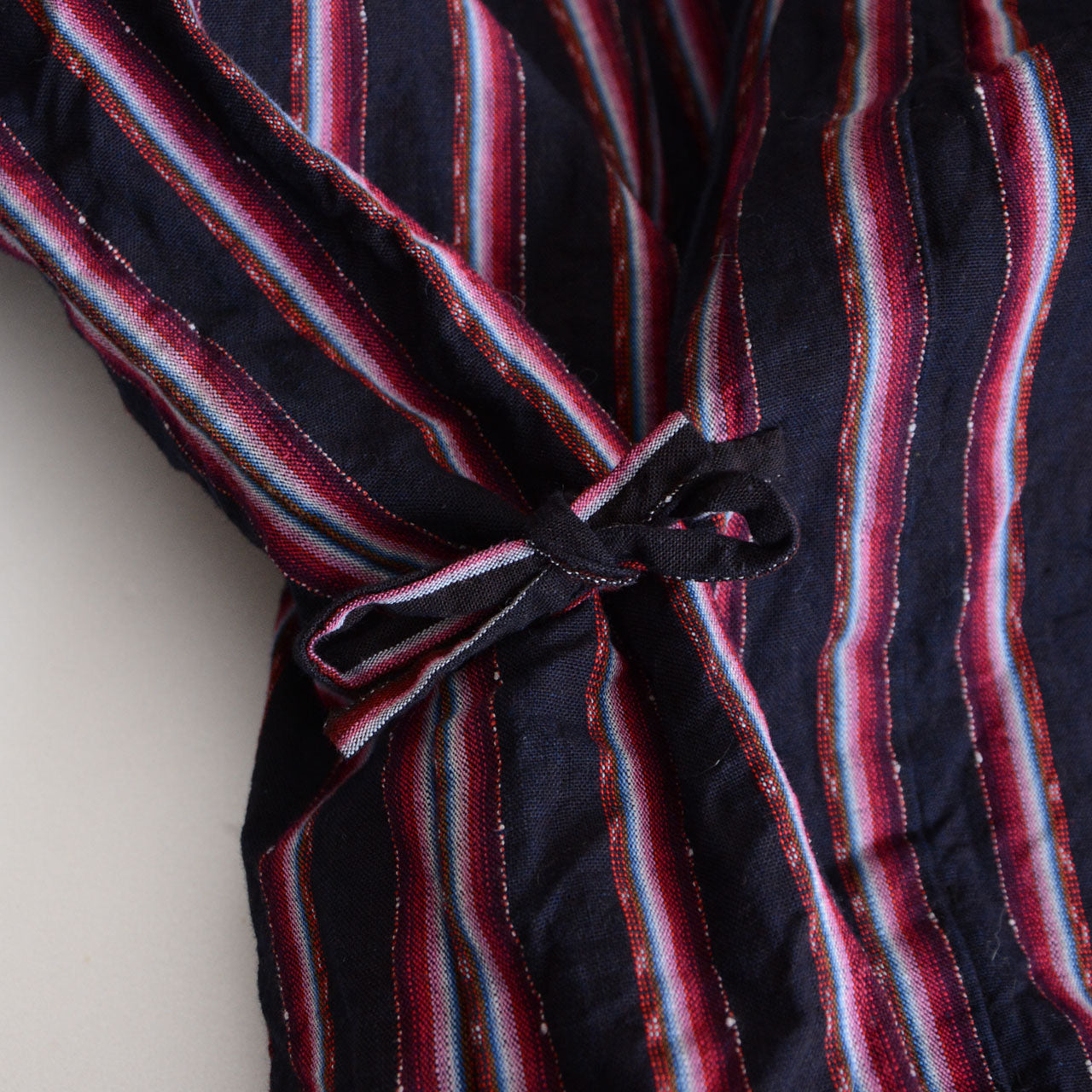 A vintage Japanese noragi textile made of indigo cotton.
