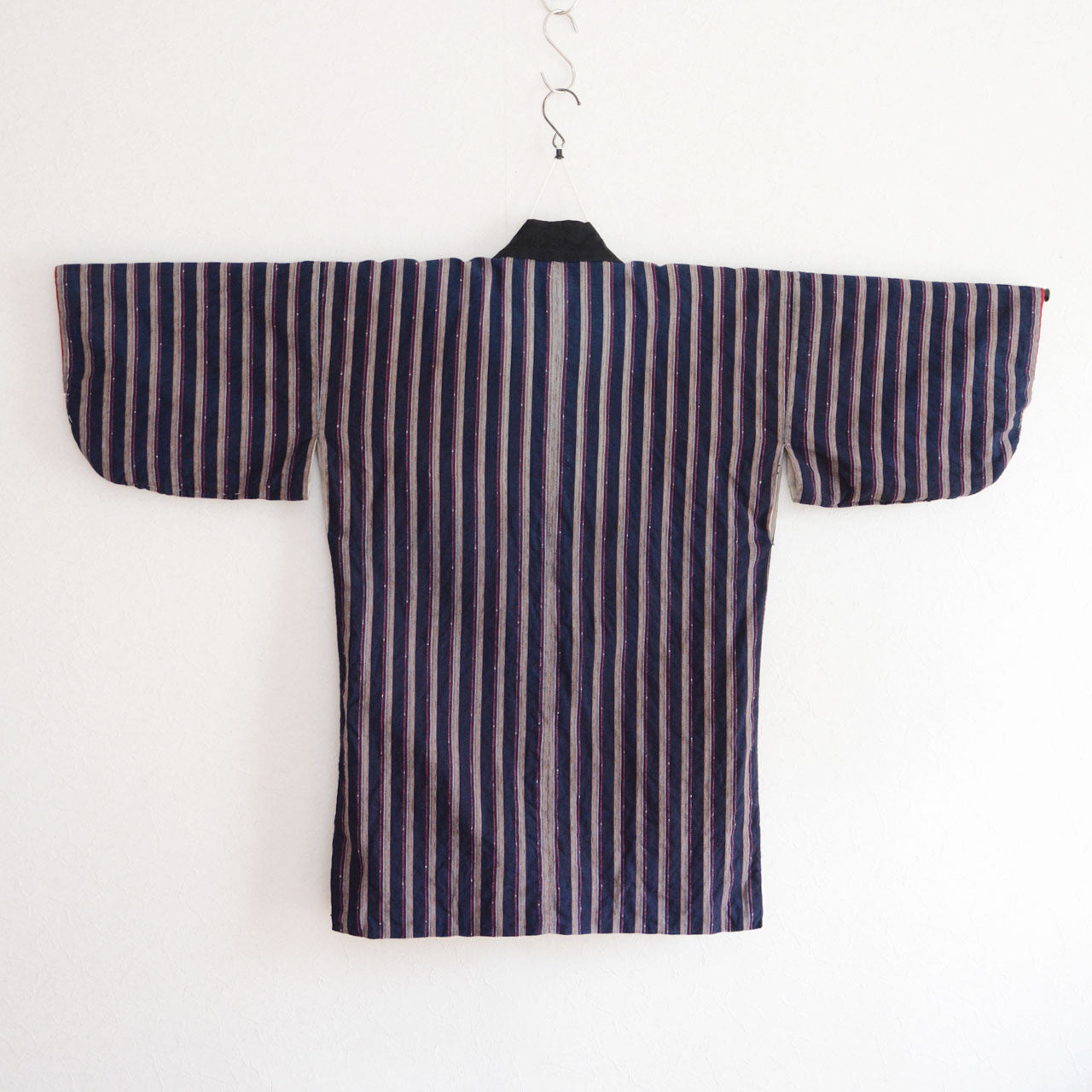 One-of-a-kind Noragi with subtle color variations in the indigo fabric.