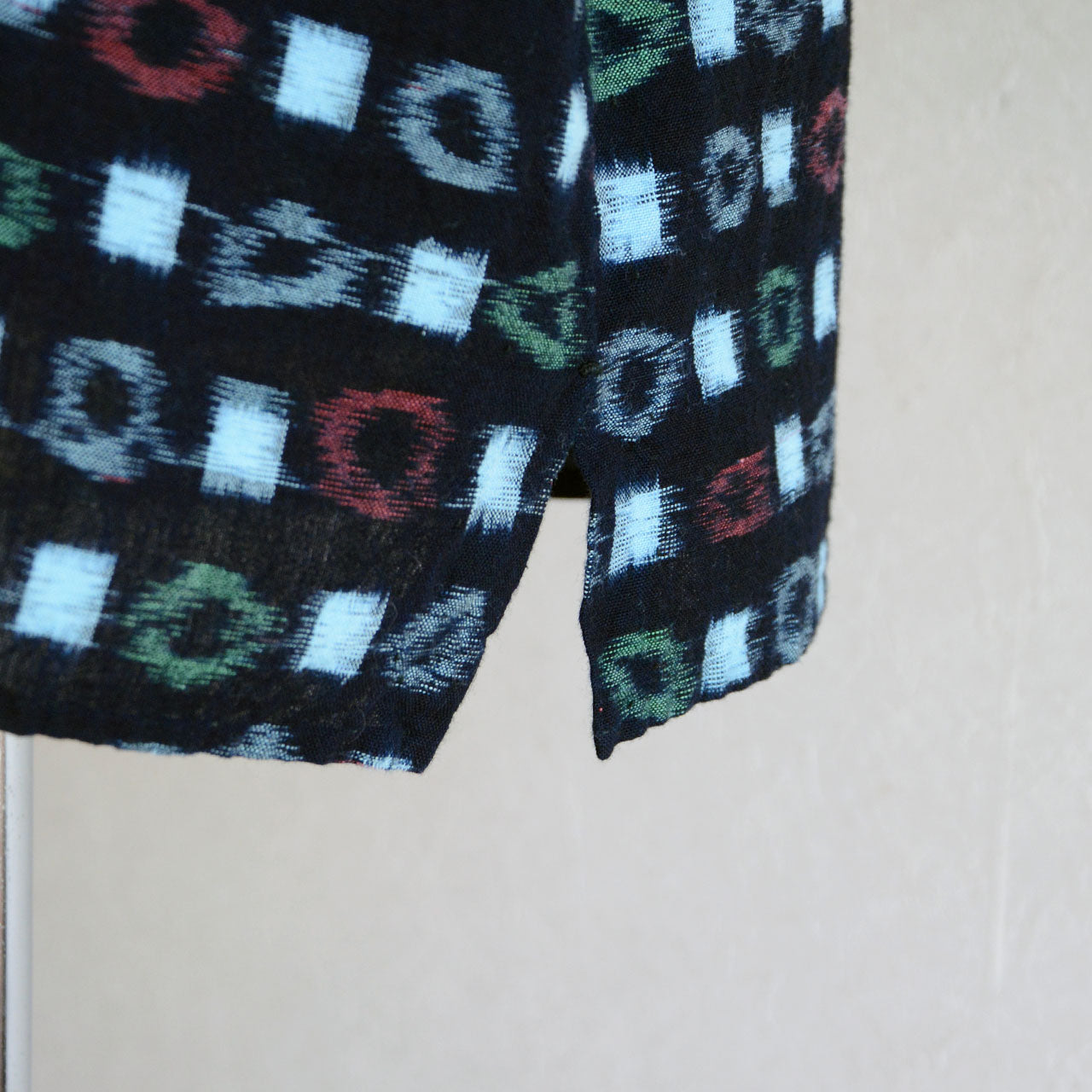 Vintage Japanese noragi jacket with miyatsuguchi side opening