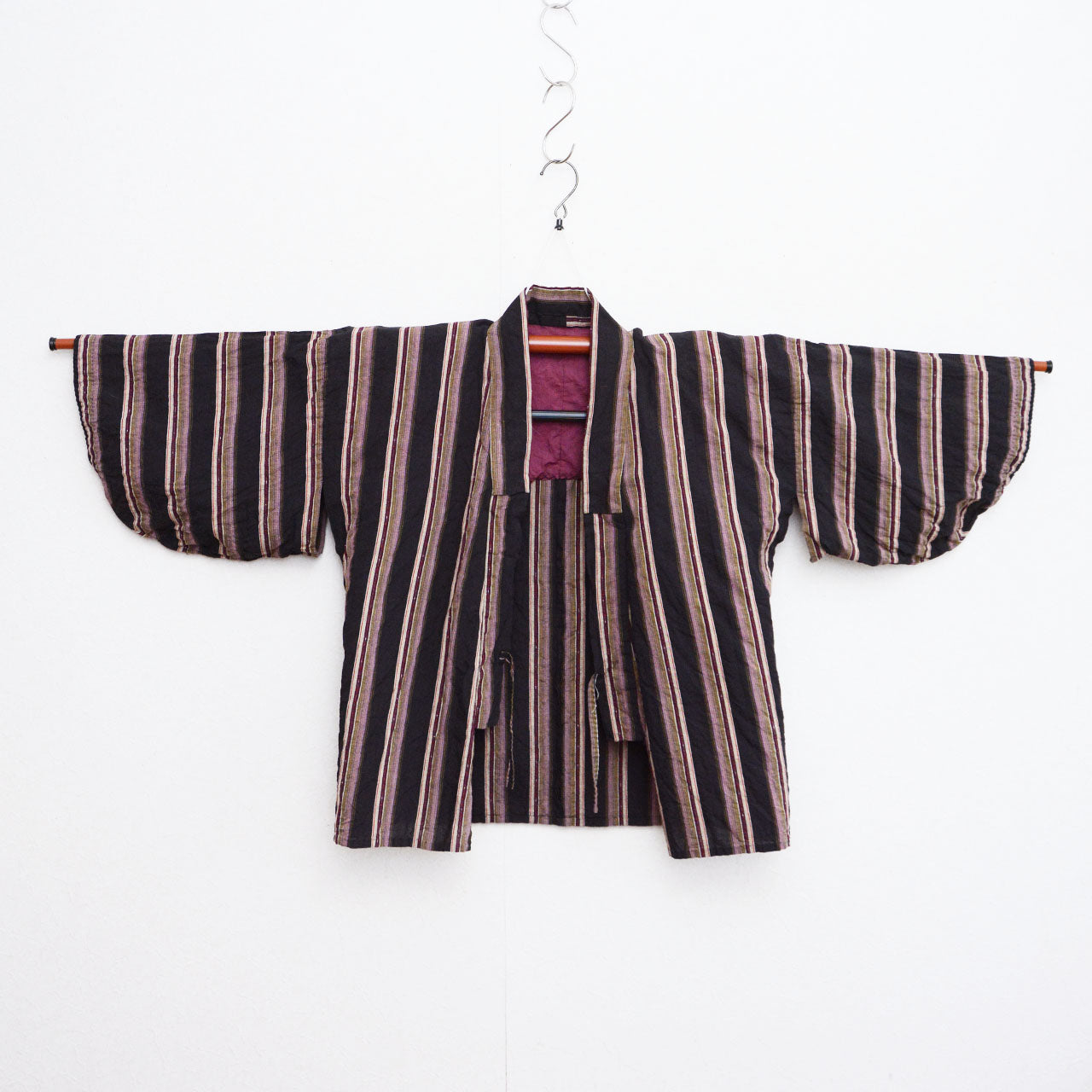 Japanese vintage noragi constructed from woven cotton fabric