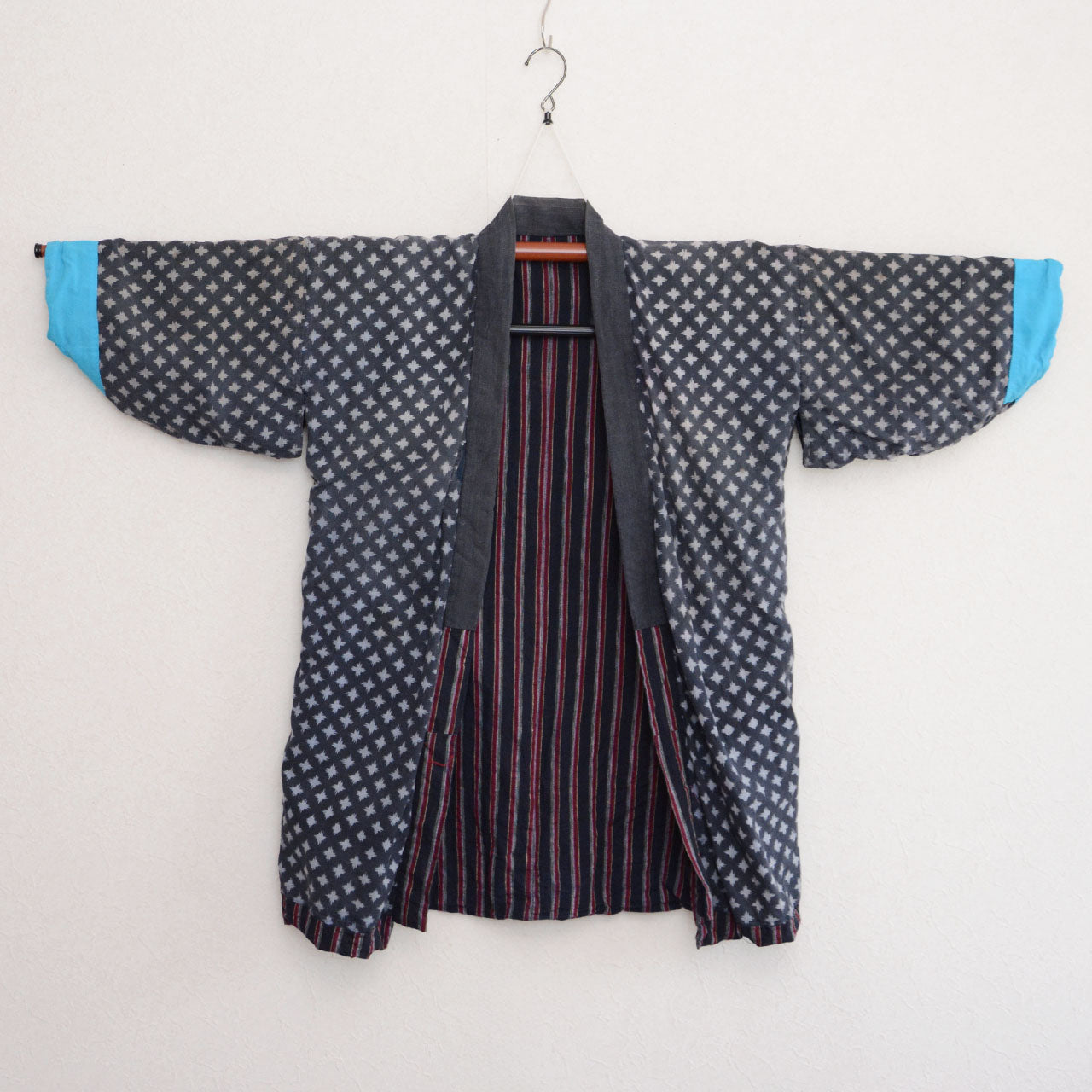 Vintage Japanese Noragi jacket featuring unique lining design