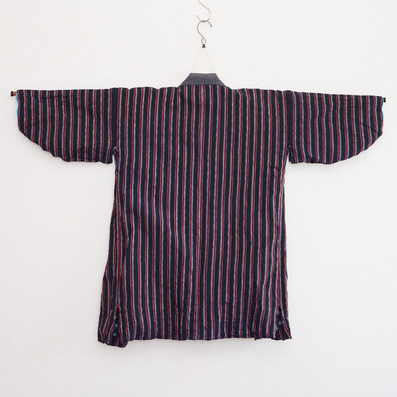 One-of-a-kind cotton Noragi with distinctive star-cross lining