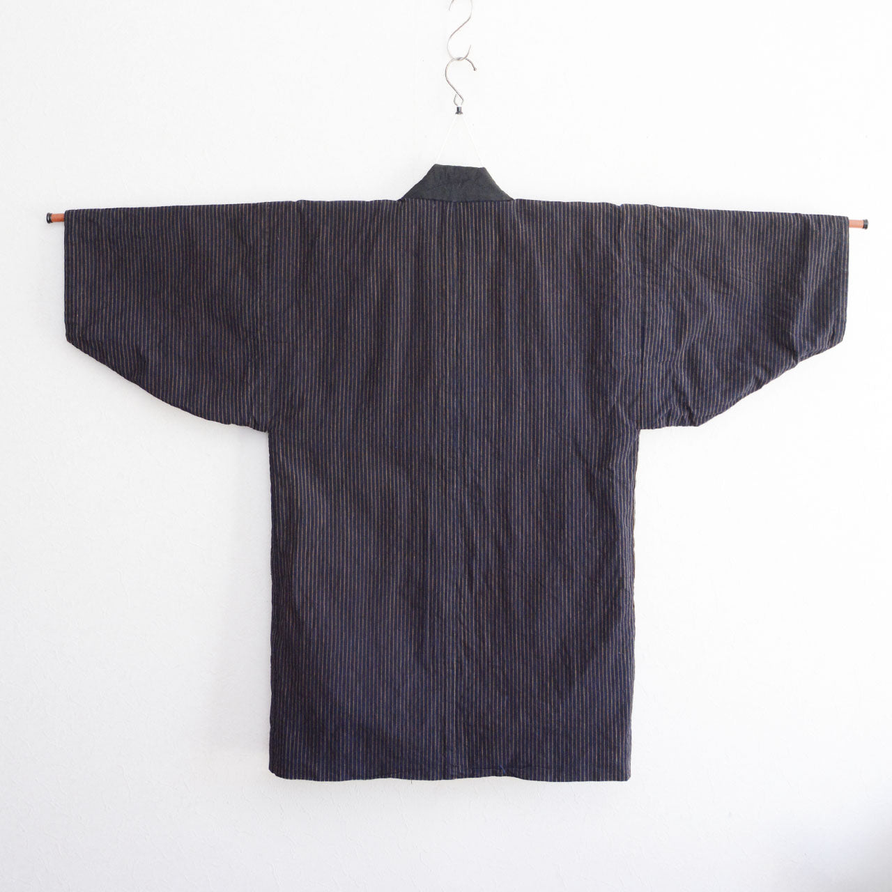 Noragi jacket Japanese vintage cotton striped textile Showa era