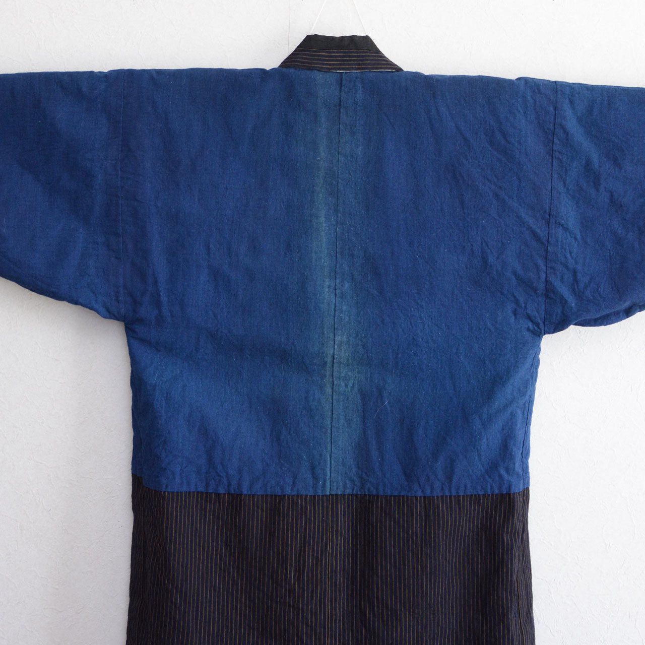 Japanese vintage Noragi jacket striped cotton textile Japan