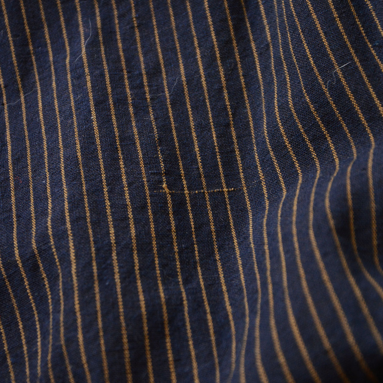 Noragi jacket Japanese vintage striped cotton fabric Japan