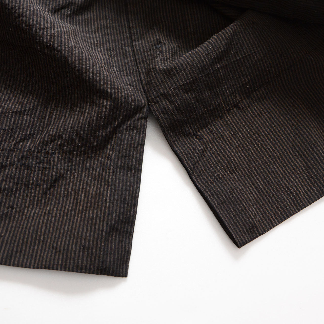 Japanese vintage noragi garment with mixed weave outer fabric