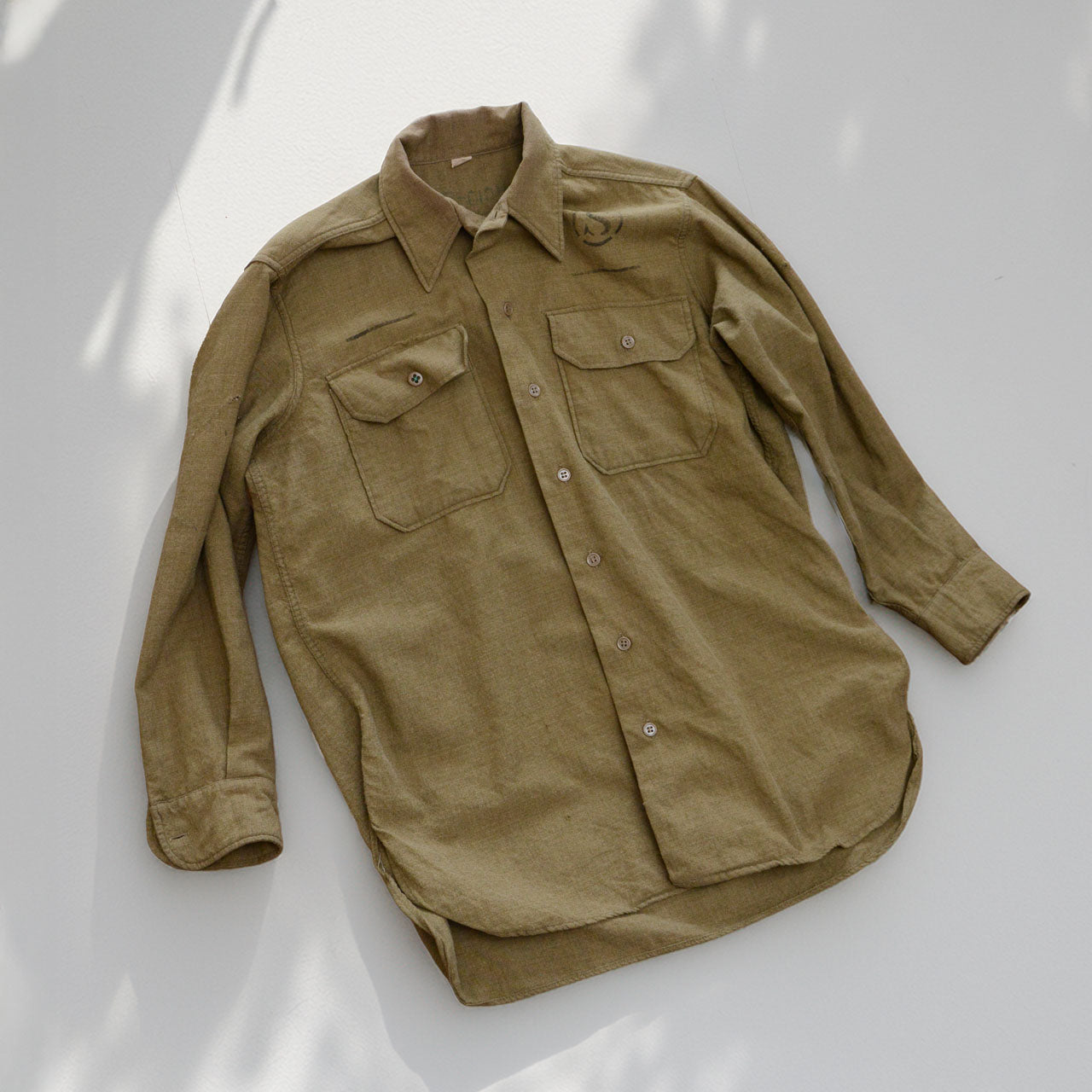 Timeless vintage U.S. Army wool shirt for everyday wear