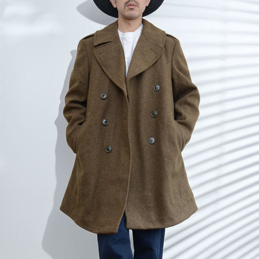 Vintage 1940s U.S. Army Wool Overcoat