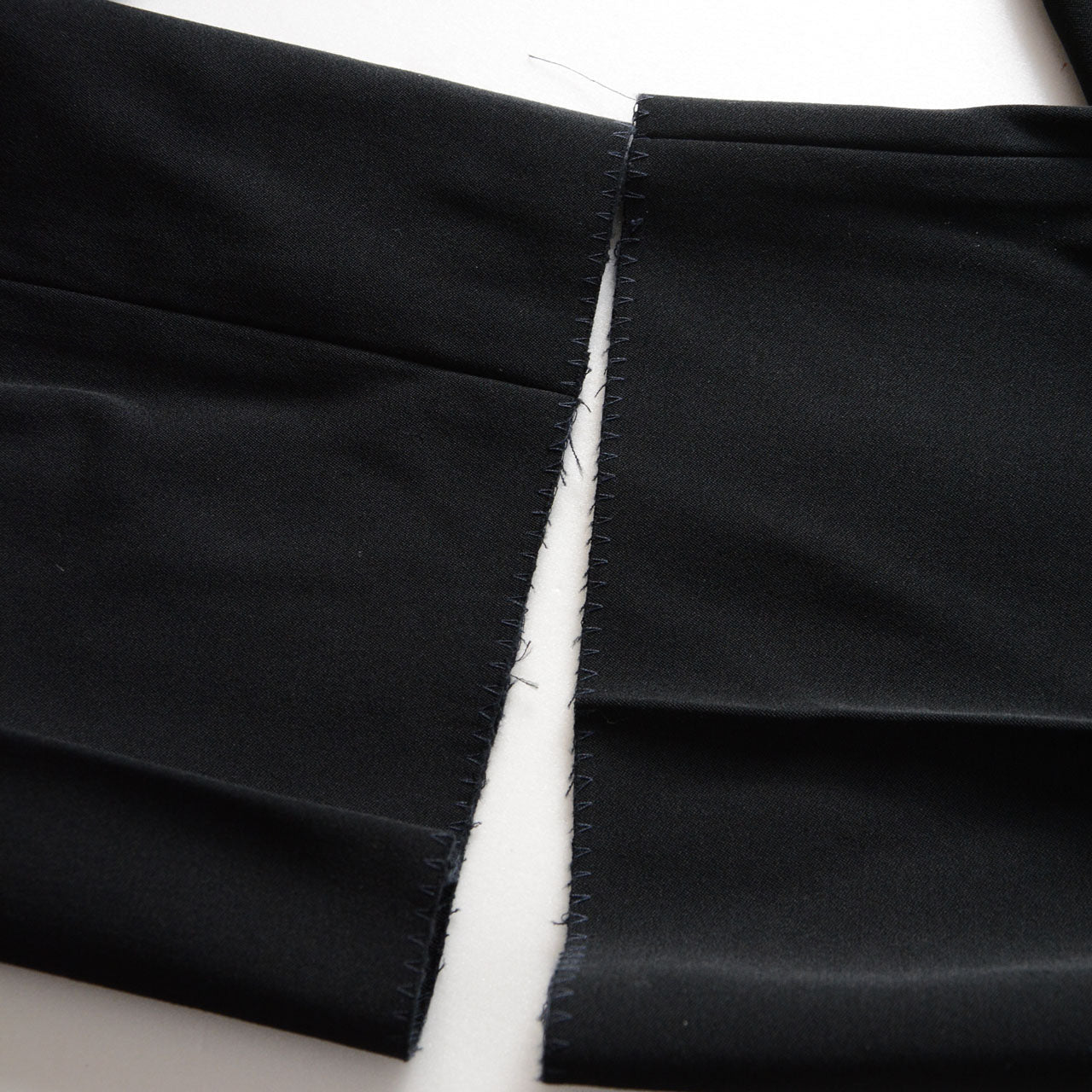 Classic black wool trousers, Japanese vintage, deadstock