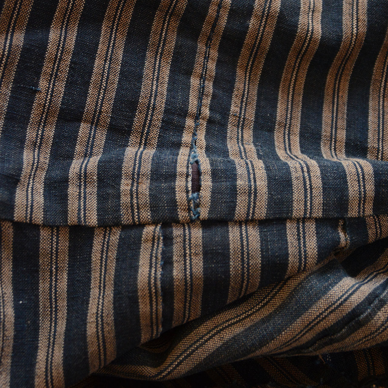 Vintage indigo cloak for remake and handmade projects
