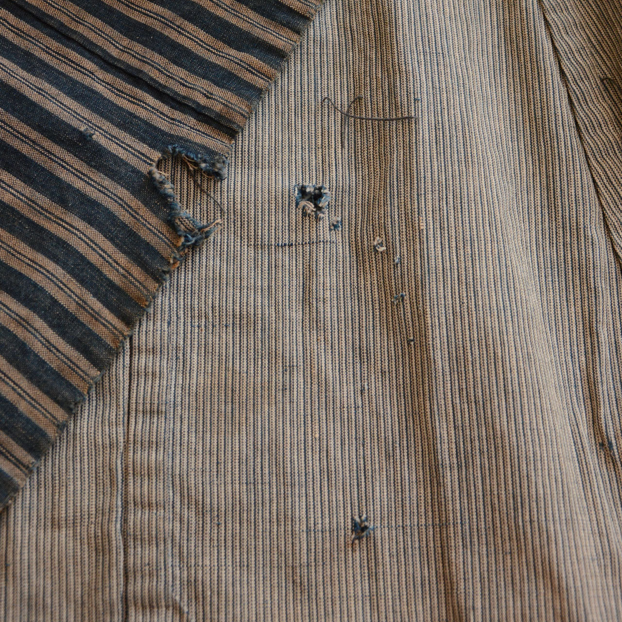 Authentic Japan Vintage indigo rain cloak