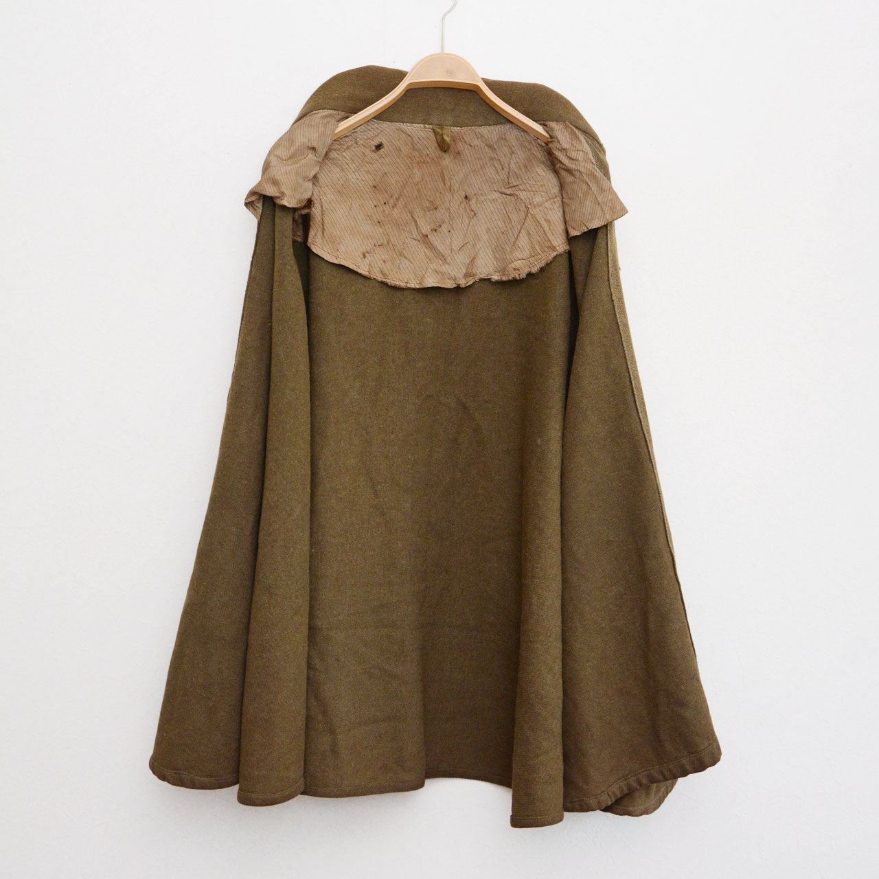 Thick wool mantle for cold weather, 1940s Japan