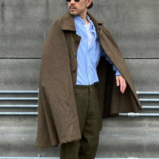 Japanese Army NCO wool mantle in olive drab