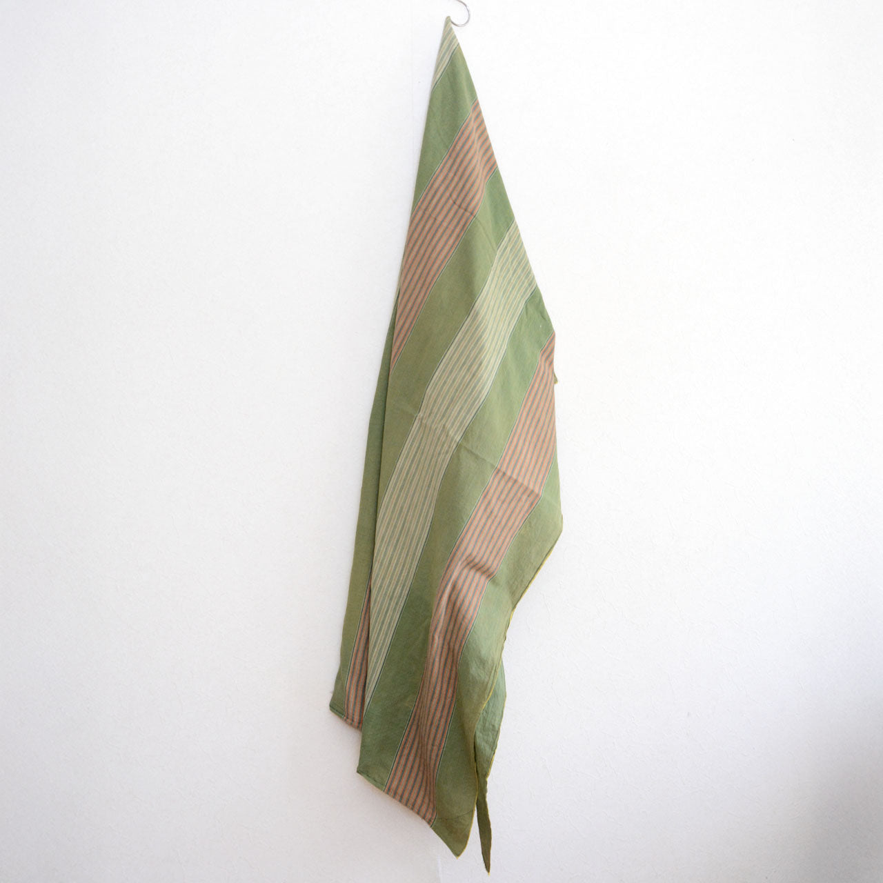 Textile collector’s vintage Japanese cotton with stripe pattern