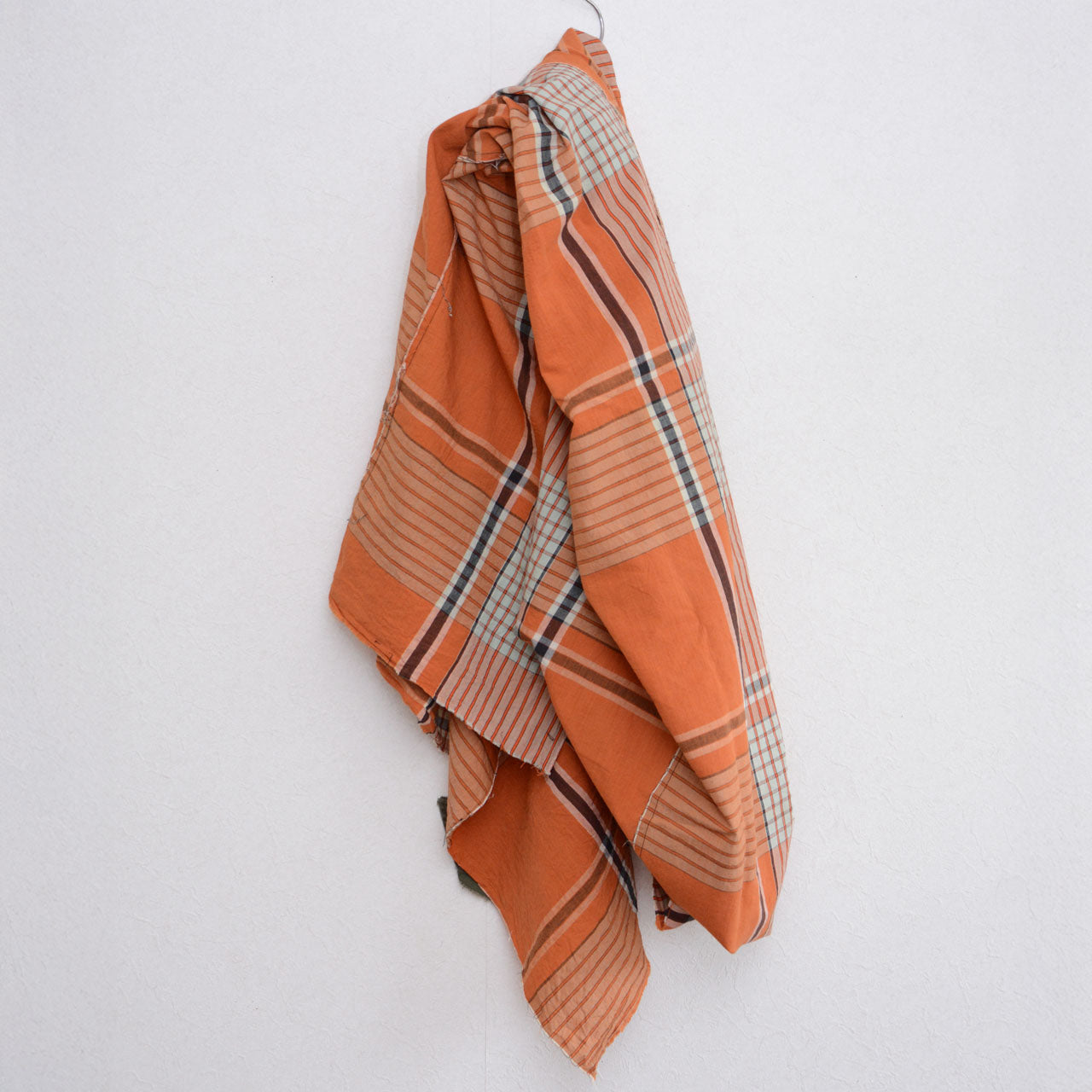 Showa-era hand-stitched futon cover fabric with natural fading