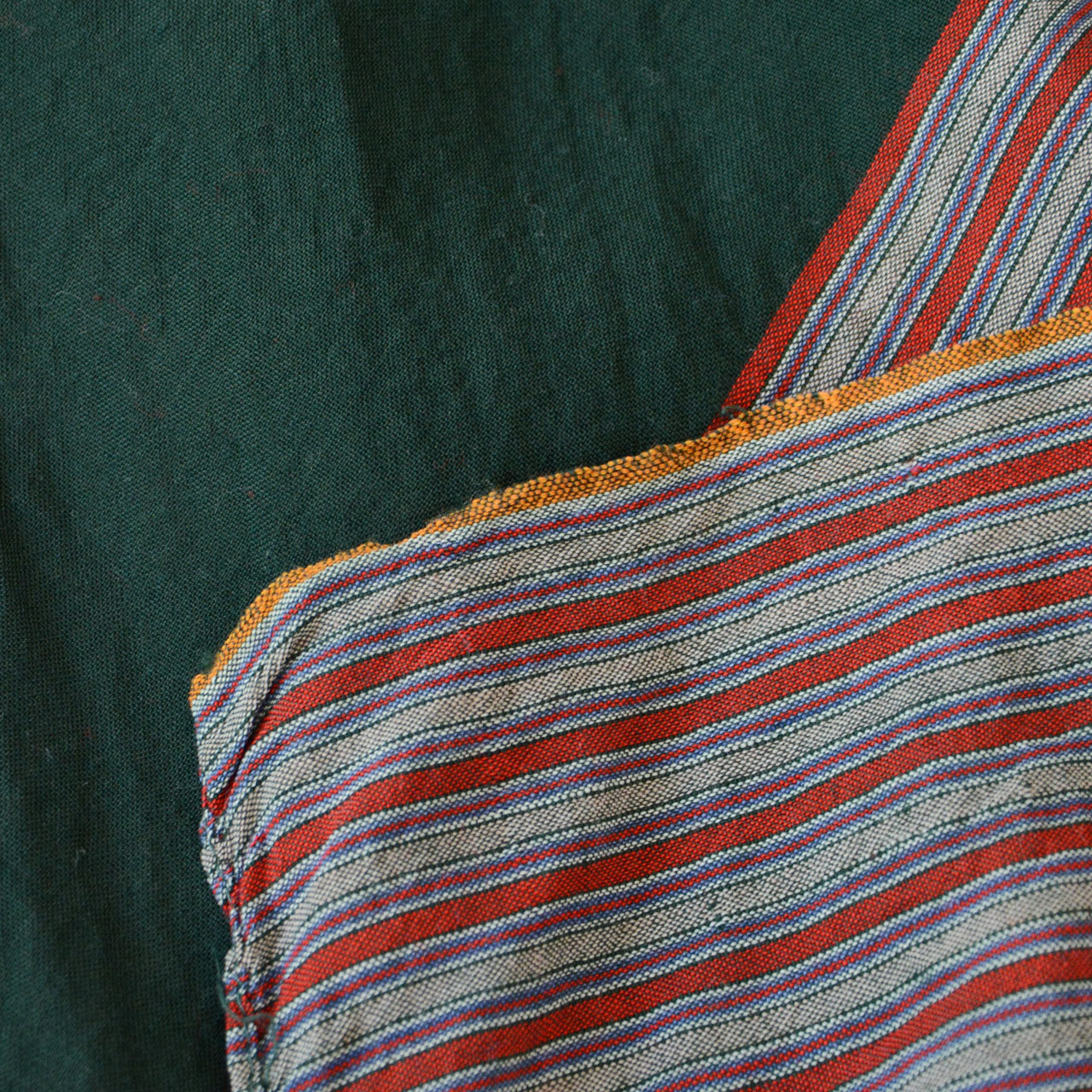 Japanese vintage fabric furoshiki, versatile textile for interior or craft use