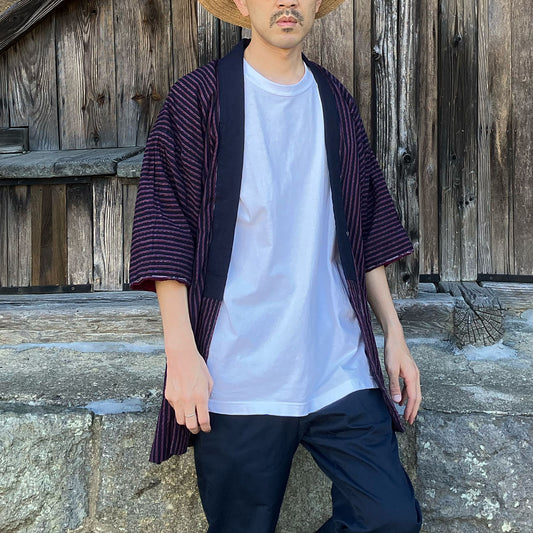Indigo-dyed Noragi jacket