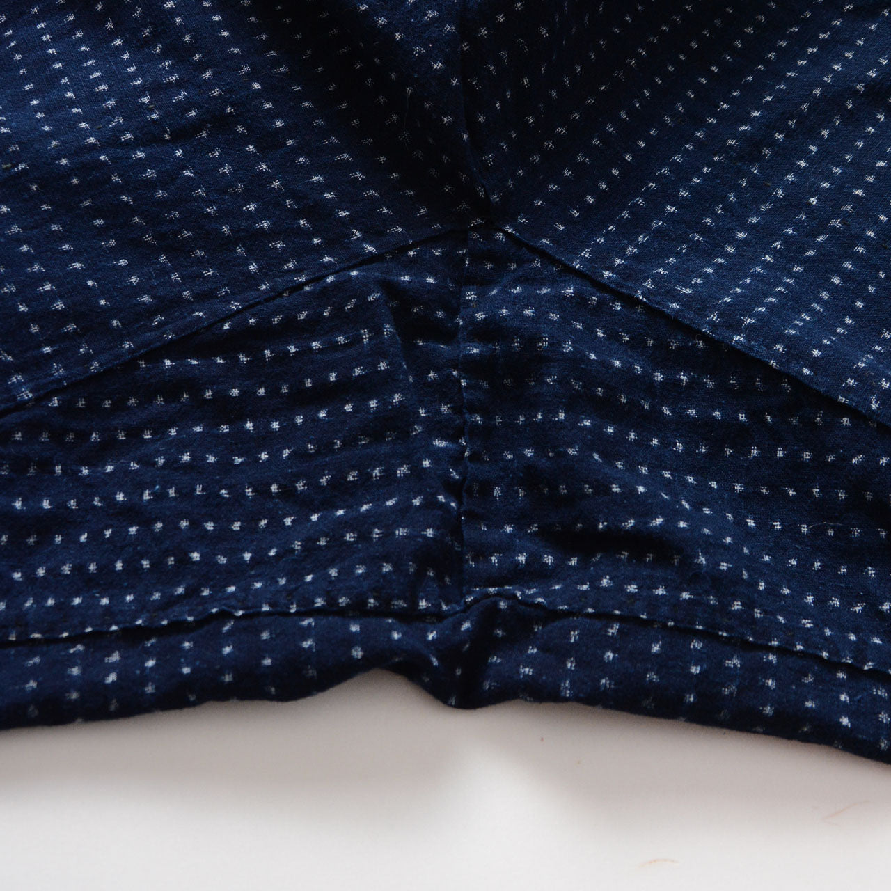 Japanese indigo Kasuri fabric traditional Monpe pants