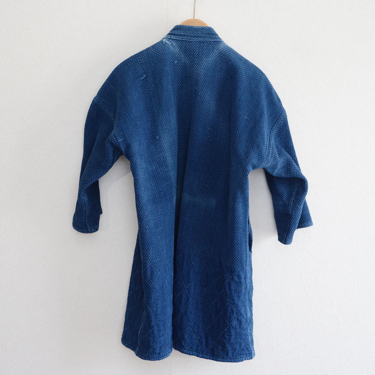 Traditional double-layer cotton kendo jacket with rich textile character