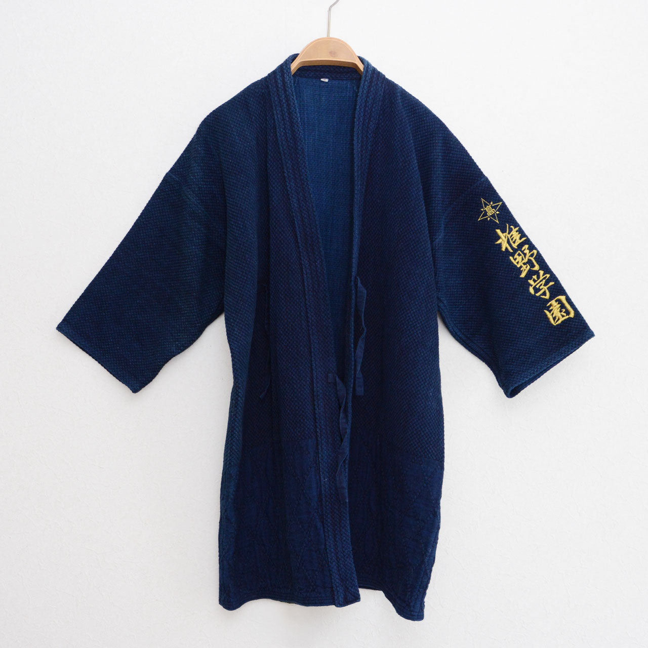 Bushu Ichi kendo gi, indigo-dyed double weave cotton, late Heisei era Japan vintage