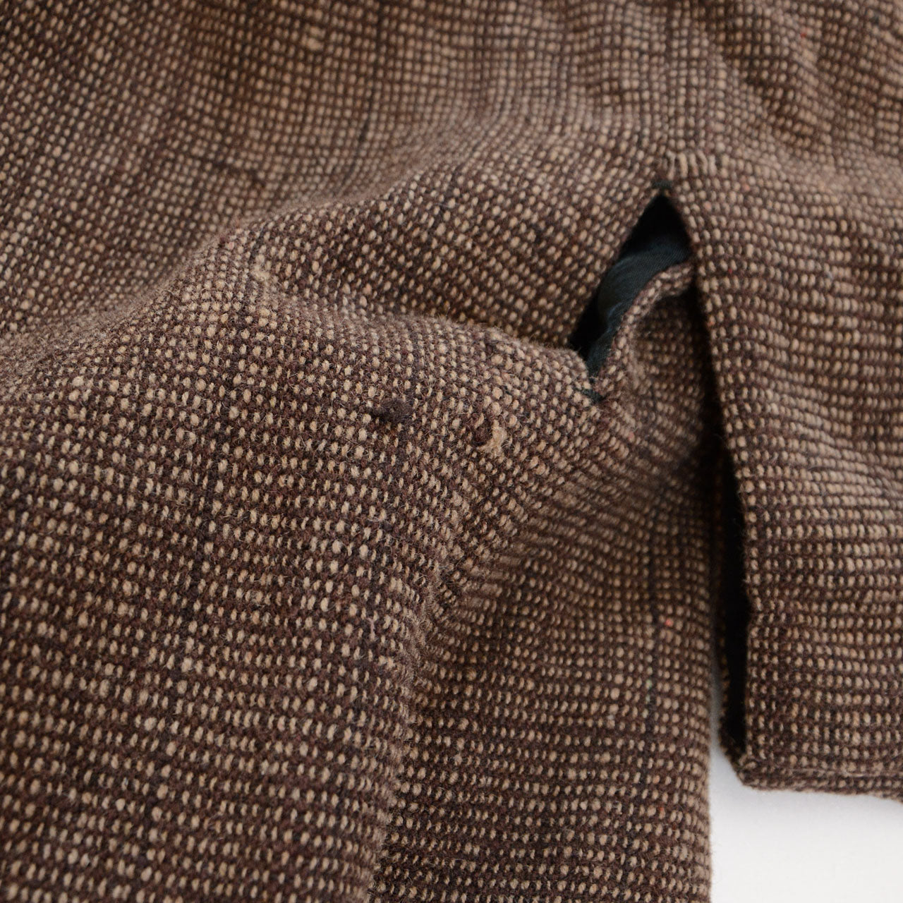 Vintage wool kimono coat with clean lines