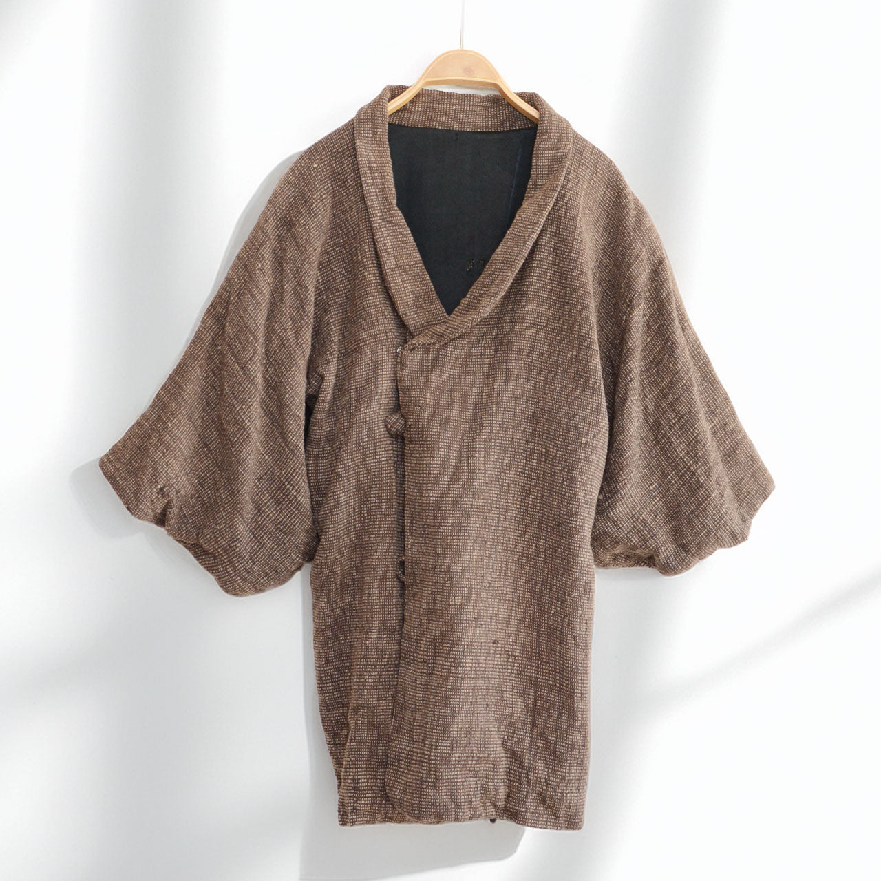 Japanese vintage kimono coat made of wool