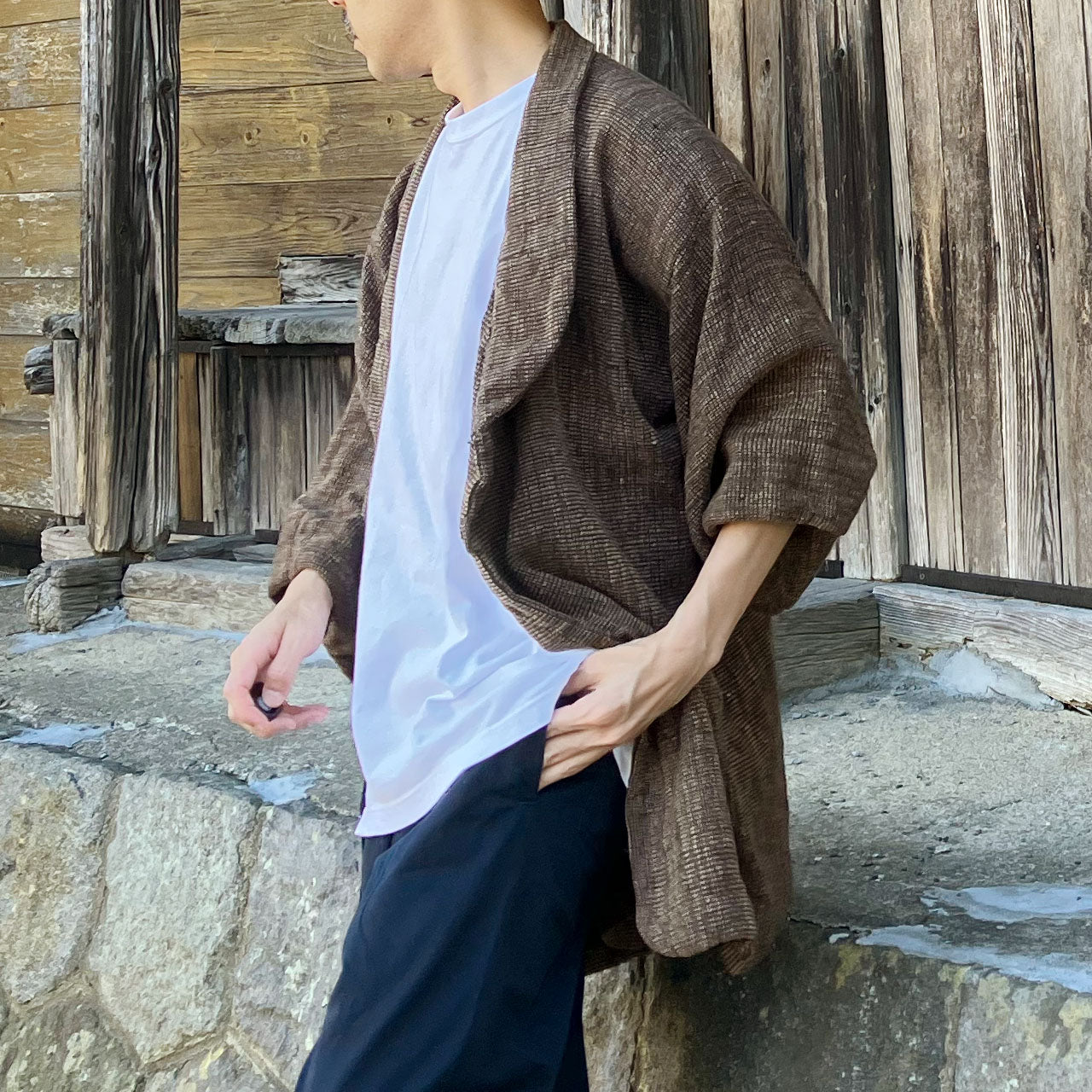1960s–70s Japanese wool coat with versatile styling